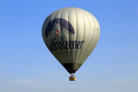 Filling gas air hot air balloon photo