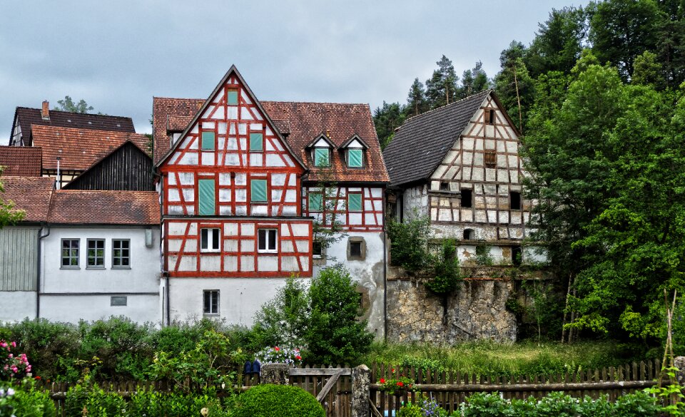Building city view middle ages