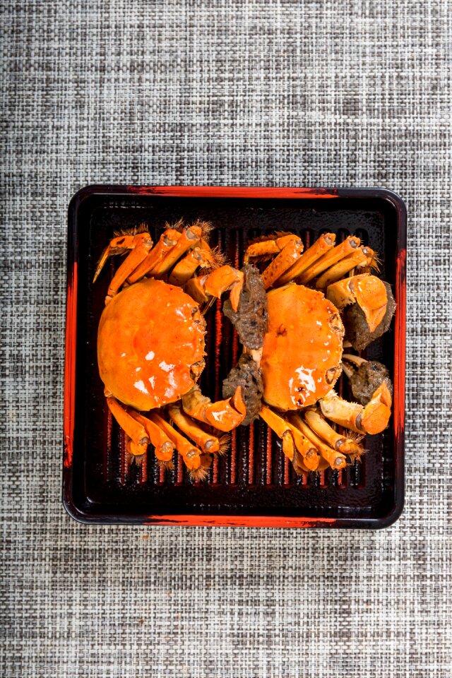 Background seafood crabs