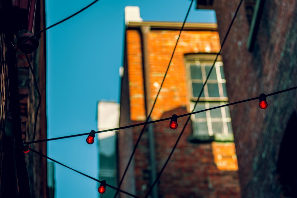 Building shade wires