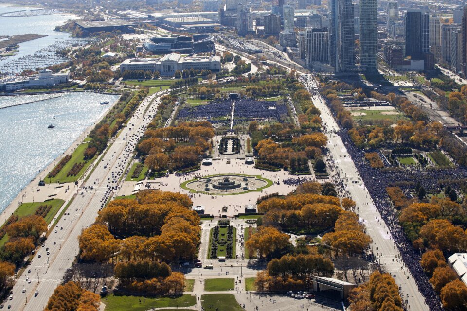 World series rally grant park