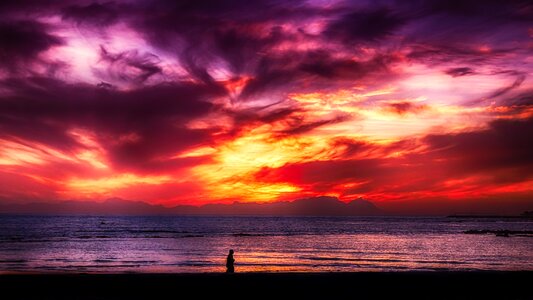 Sky summer sea photo