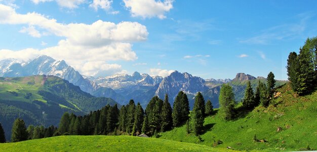 Dolomites mountains nature