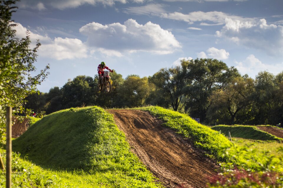 Agriculture field motocross