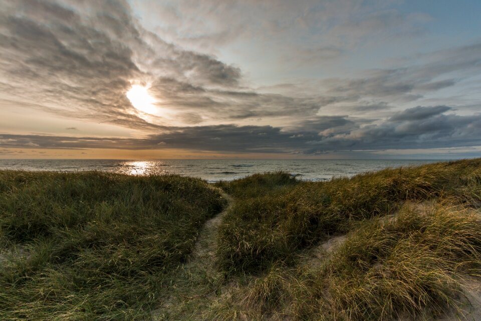 North sea clouds sea