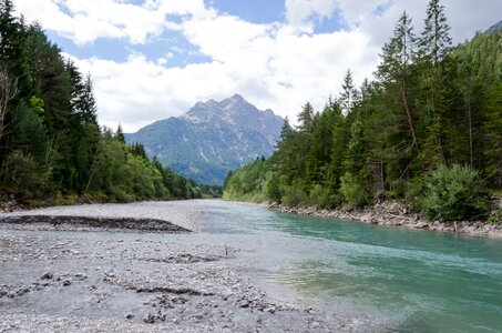 Lech river waters photo