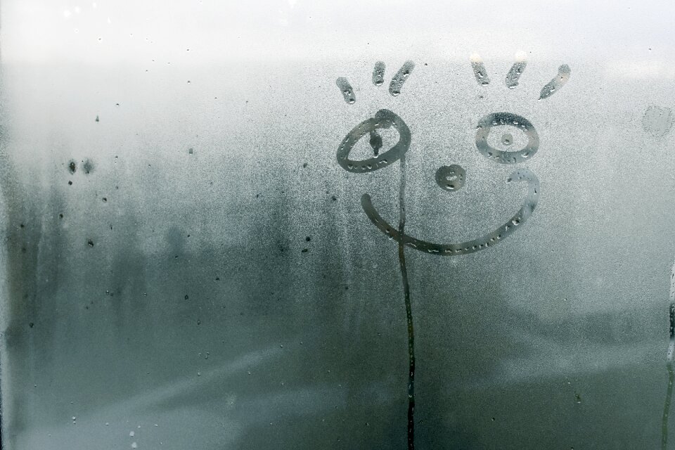 Happy face expression