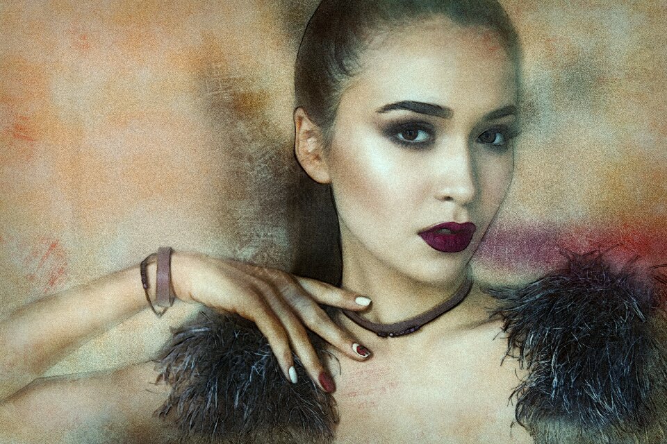 Model bracelets choker