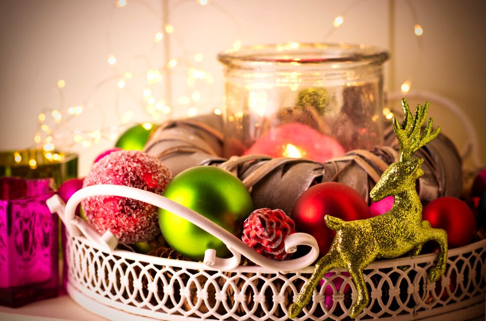 Christmas decoration advent candlelight