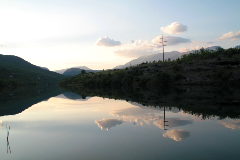 Clouds water landscape