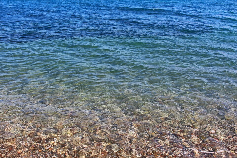 Water crystal clear waters photo