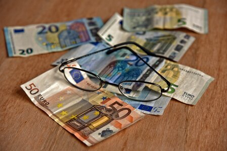 Euro currency cash