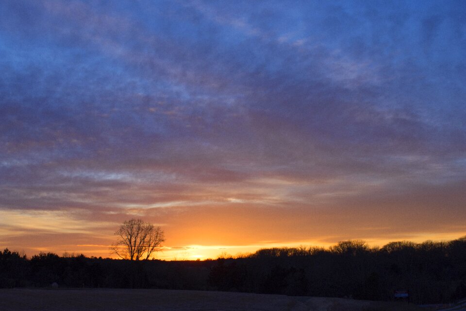 Twilight sky night