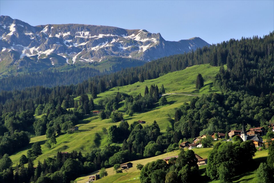 Nature mountains far view
