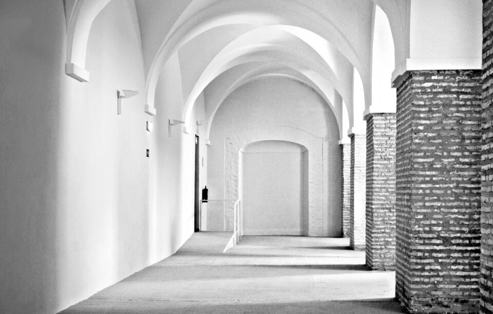 Architecture hall inside