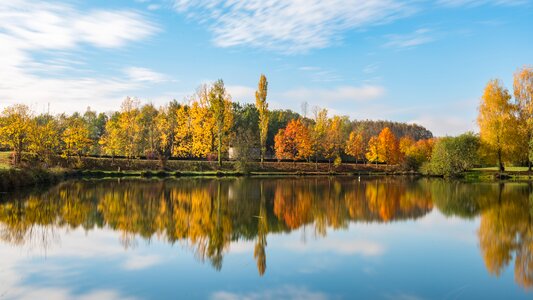 Reflection river color