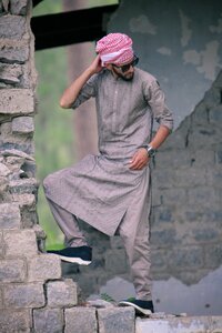 Mans style pakistan culture kurta design