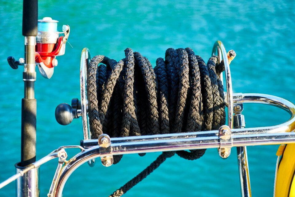 Connect fishing rod boat