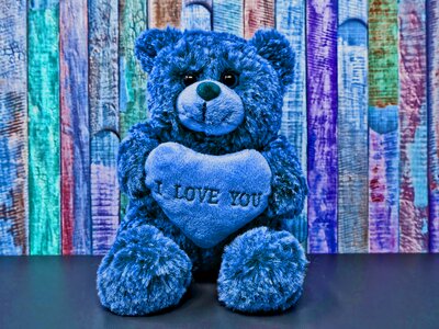 Sweet cute soft toy photo