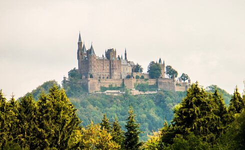 Hohenzollern castle alb eaves