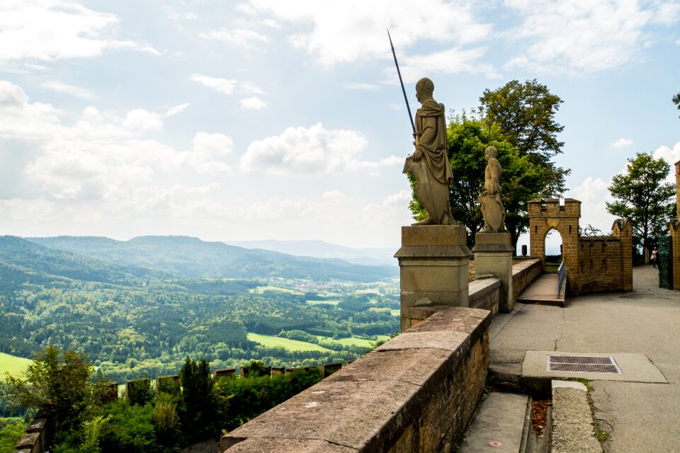 Hohenzollern castle alb eaves