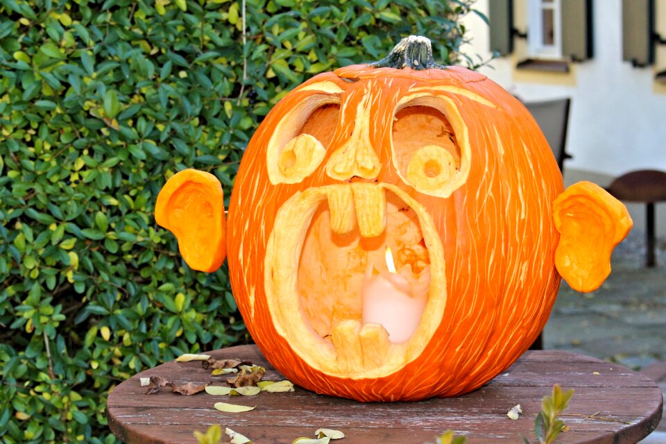 Lantern halloween orange