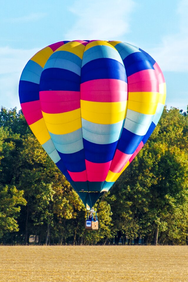 Colorful sky flight