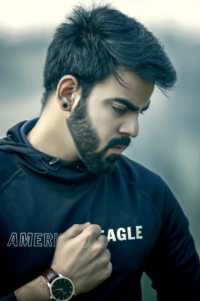Face male person