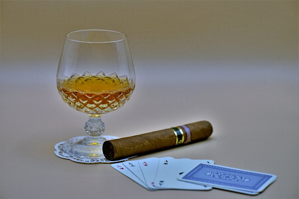 Poker aces playing cards