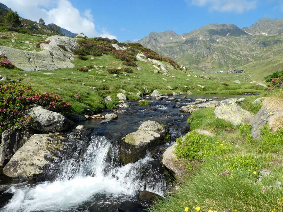 River mountain andorra photo