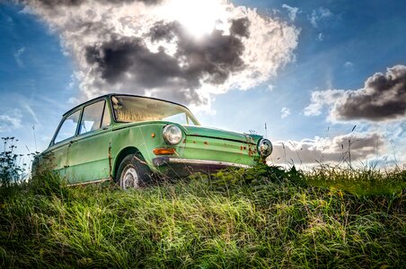 Hdr oldtimer automotive photo