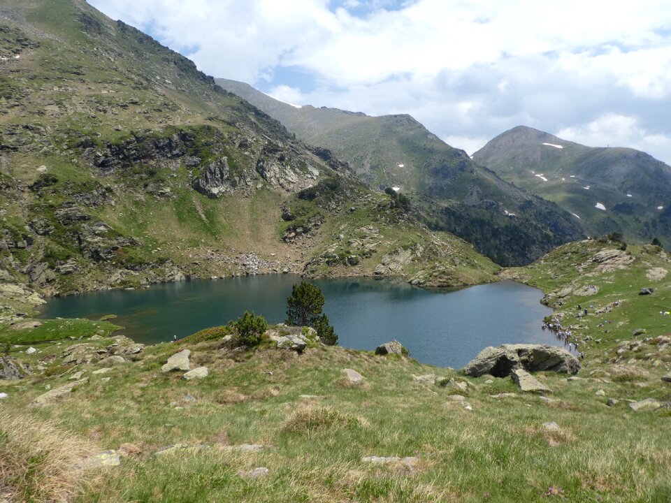 Mountain lake andorra