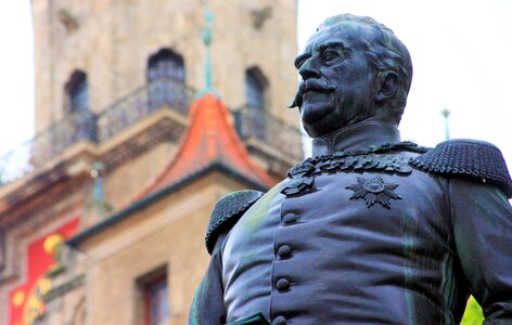 Castle statue baden württemberg photo