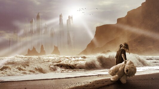 Teddy bear sea city