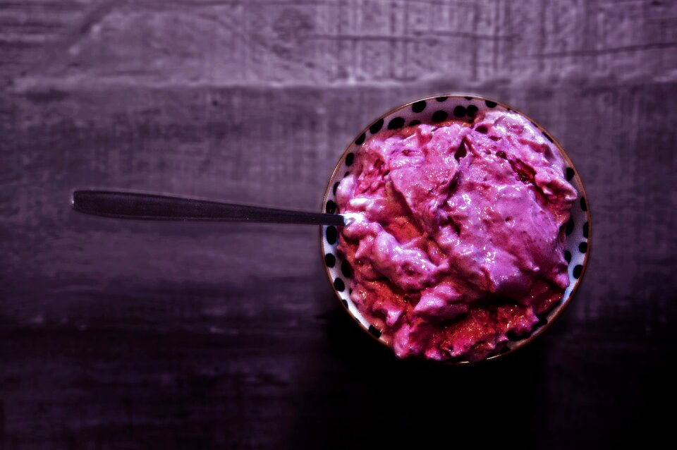 Nice cream ice cream sundae bowl
