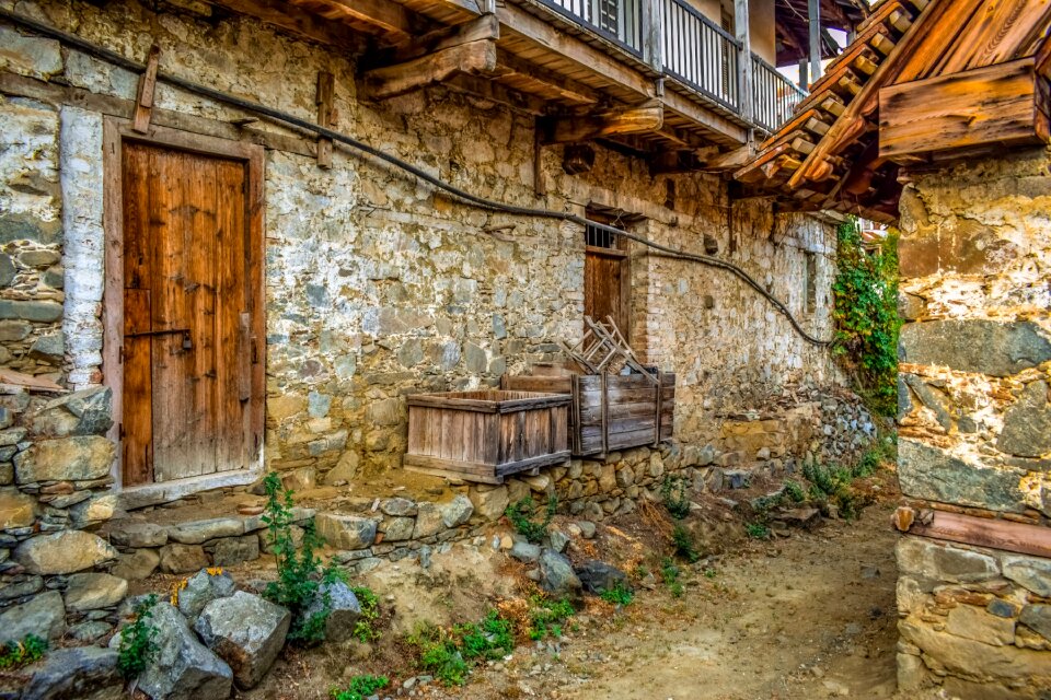 Abandoned architecture village
