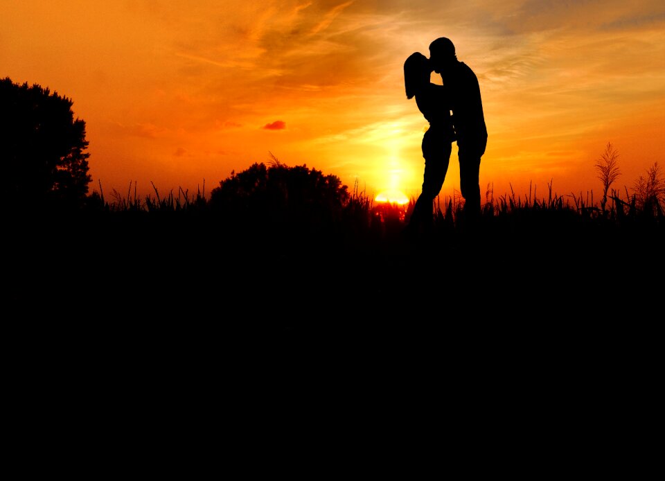 Woman romance love