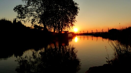 Reflection sky nature photo