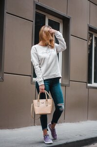 Street businesswoman lady