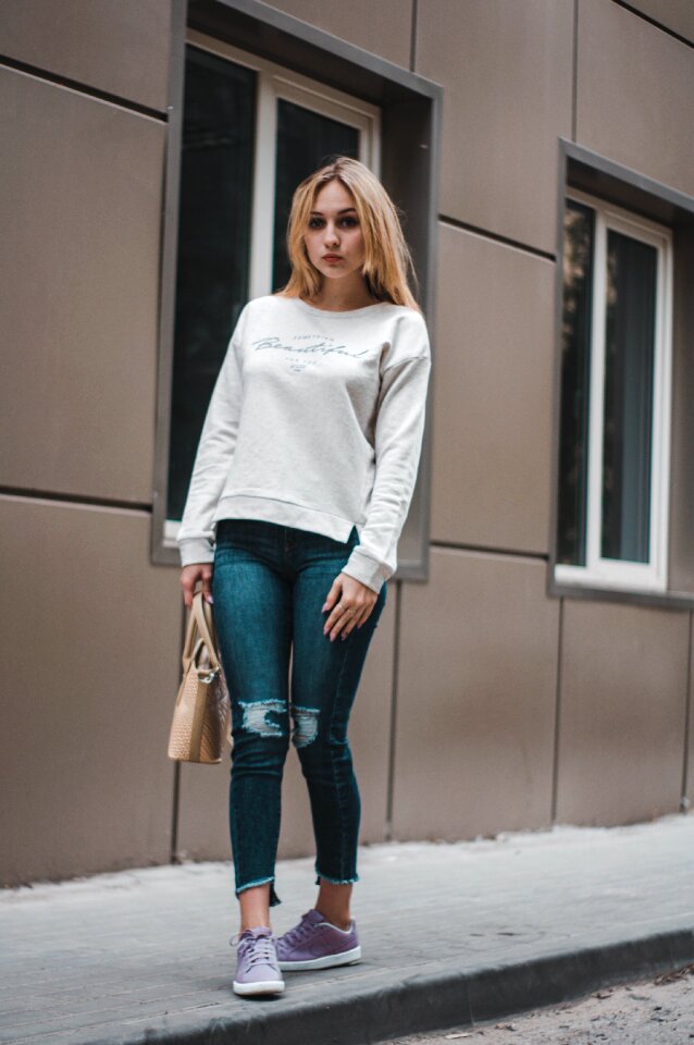 Street businesswoman lady