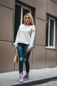 Street businesswoman lady