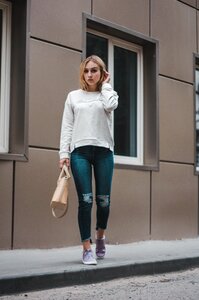Street businesswoman lady