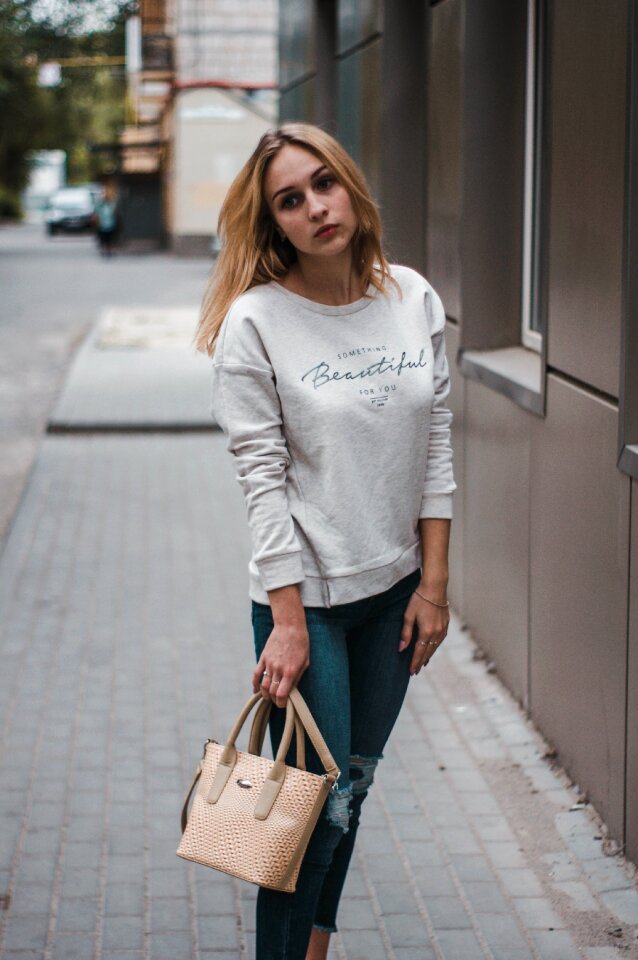 Street businesswoman lady