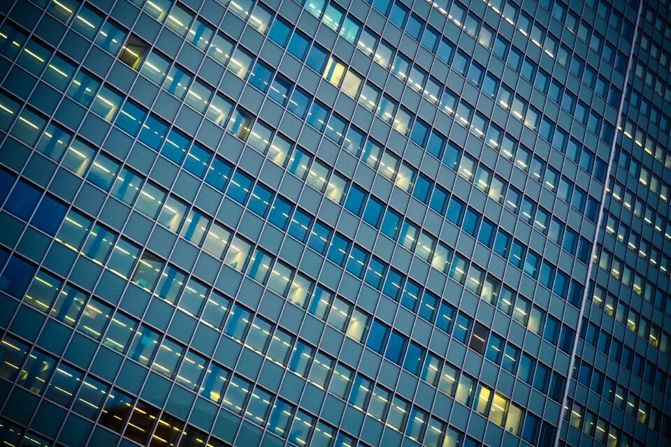 Building modern glass photo