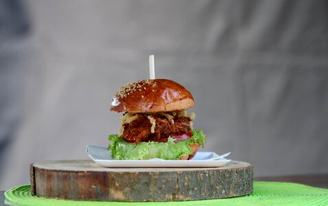 Beef fastfood bun
