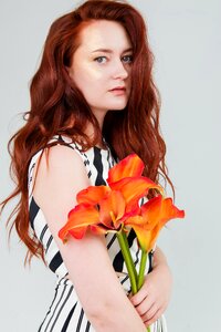 Beautiful model redhead