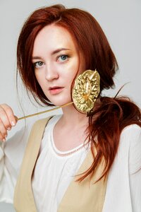 Beautiful model redhead