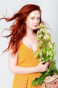 Beautiful model redhead