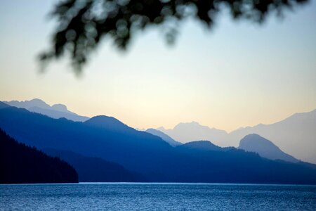 Harrison hot springs water lake