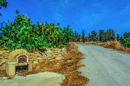 Road scenery mediterranean